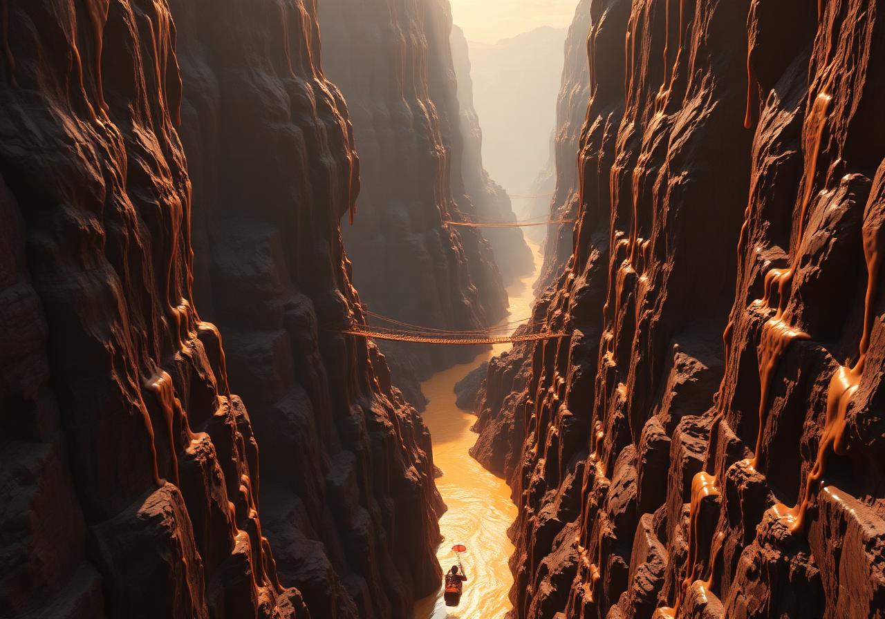 Caramel Canyon (AI Concept)